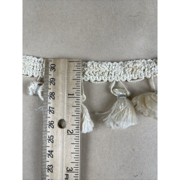 8+Yards Stuning Craft Curtain Sewing Tassel Fringe Trim PomPom Tassel Upholstery - Picture 5 of 6